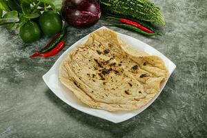 Indian traditional tandori bread - Roti photo