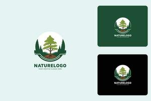 natural logo diseño modelo vector