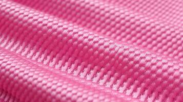 Pink soccer ensemble with air mesh texture. Athletic wear backdrop photo