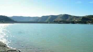 panorámico de pantano o lago video