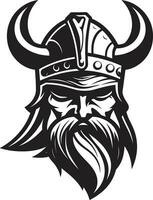 thors furia un atronador vikingo símbolo vikingo valor un elegante vector mascota diseño