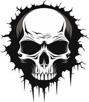 Eerie Intrusion The Dark Secrets of the Vector Skull Emerging Enigma The Hidden Skull in Vector Art