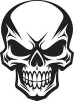 Ebon Enigma Cryptic Vector Logo Crypt Keepers Grin Ghostly Art