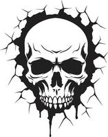 Unearthed Secrets The Enigmatic Vector Skull Icon Mystical Wall Intrigue A Skulls Cryptic Appearance