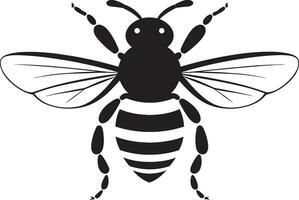 miel abeja majestad marca abeja linaje Insignia vector