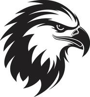 Eagles Flight Vector Icon in Black Powerful Majesty Black Eagle Icon in Vector