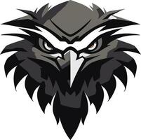 Black Vector Predator Hawk A Logo That Will Make You Stand Out from the Crowd Predator Hawk Logo A Black Vector Icon That Will Inspire Fear and Respect