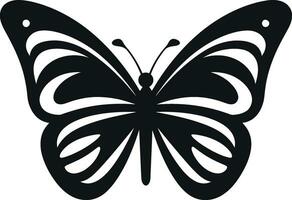 Butterfly in Shadows Noir Logo Design Sculpted Elegance Black Vector Butterfly