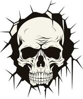 A Journey through Shadows The Emergence of the Skull Gothic Wall Resurgence The Hidden Gaze of the Vector Skull