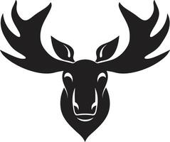 Sleek Moose in Vector Artform Regal Moose Logo with Grace and Style