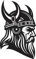 Nordic Navigator A Viking Logo in Vector Legacy of the Longship A Viking Guardian Icon