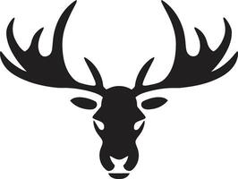 Sleek Moose Emblem Design Moose Vector Symbol with Style