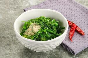 Japanese traditional chuka salad with sesame photo