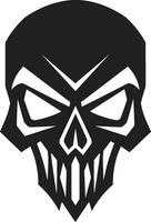 Funky Fusion A Groovy Revolution in Black Skull Edgy Elegance Sculpted Attitude in Skullhead Craftsmanship vector