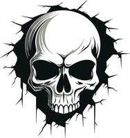 Unearthed Secrets The Enigmatic Vector Skull Icon Mystical Wall Intrigue A Skulls Cryptic Appearance