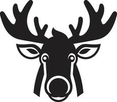 Moose Silhouette for Modern Branding Elegant Moose Symbol with Artistic Touch vector