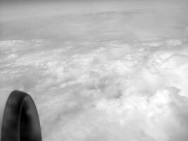 Clouds as they are seen from airplane photo