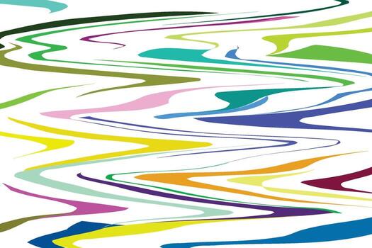 Abstract background with colorful moving lines. vector