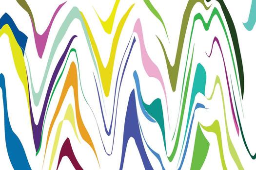 Abstract background with colorful moving lines. vector