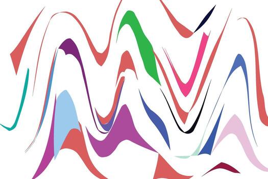 Abstract background with colorful moving lines. vector