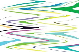 Abstract background with colorful moving lines. vector