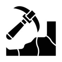 Mine Vector Glyph Icon For Personal And Commercial Use.