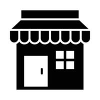 Supermarket Vector Glyph Icon For Personal And Commercial Use.