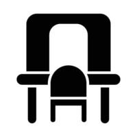 Dressing Room Vector Glyph Icon For Personal And Commercial Use.