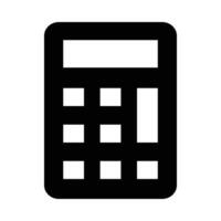 Calculator Vector Glyph Icon For Personal And Commercial Use.