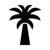 palma árbol vector glifo icono para personal y comercial usar.