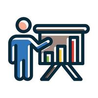 Presentation Vector Thick Line Filled Dark Colors