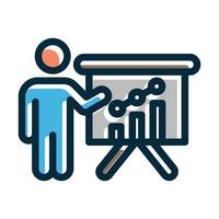 Presentation Vector Thick Line Filled Dark Colors