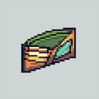 Pixel art illustration Wallet. Pixelated Wallet. Wallet coin pixelated for the pixel art game and icon for website and video game. old school retro. vector