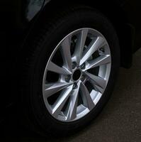 Car wheel background,  car elements close view photo