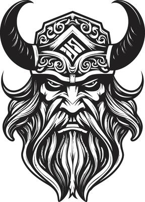 Shieldmaiden Legacy A Viking Emblem of Strength Runebound Berserker A Viking Mascot of Wisdom