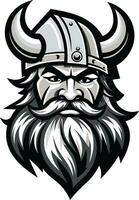 vikingo virtud un símbolo de valor y honor el valquirias bendición un femenino vikingo emblema vector