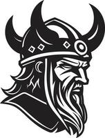 Raiders of Valor A Mighty Viking Emblem The Valkyries Favor A Feminine Viking Mascot vector