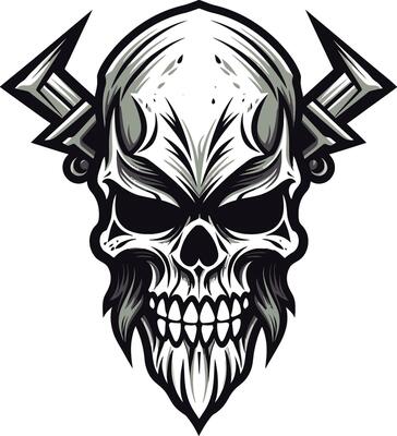 Witching Enchantment A Sinister Emblem Skeletal Mystery A Mystic Vector Mark