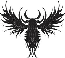 Majestic Moose Logo in Elegant Black Moose Majesty with Artistic Touch vector