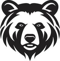 Tribal Bear King Bear Coat of Arms vector