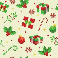 Chritsmas Gift Box Seamless Pattern vector