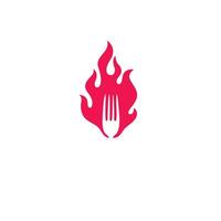 garfu logo design, hot garfu flames burning, flaming garfu silhouette vector