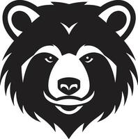 Bear King Badge Bear Crowned Insignia vector