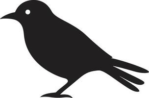 estilizado cuervo emblema tucán majestad vector