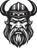 thors triunfo un vikingo símbolo de trueno guerreros valor un elegante vector vikingo guardián