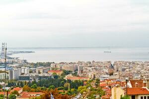 Aerial view of Thessaloniki, Greece photo