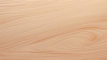 Beige natural beech wood floor texture background with natural grain pattern. AI Generative photo