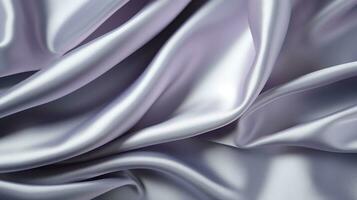 Purple fabric cloth texture background with abstract soft waves. AI Generative photo