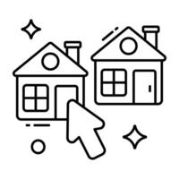 Premium download icon of select home vector