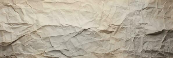 Crumpled dirty paper texture for the background. AI Generative photo